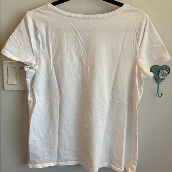 Essentials White Floral Women's Top - Picture 3 of 5